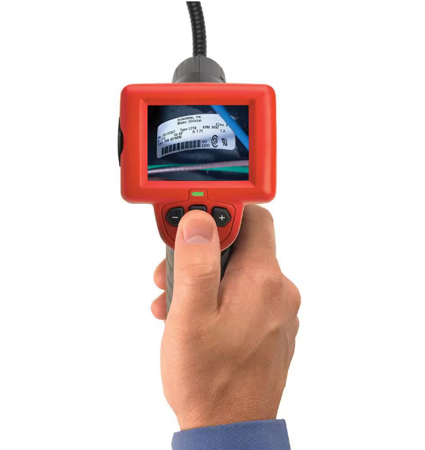 RIDGID CA-25 Micro Visual Inspection & Diagnostic Handheld Camera w/ 2.7 in. Color Display, 4 ft. Fixed Waterproof Camera Cable
