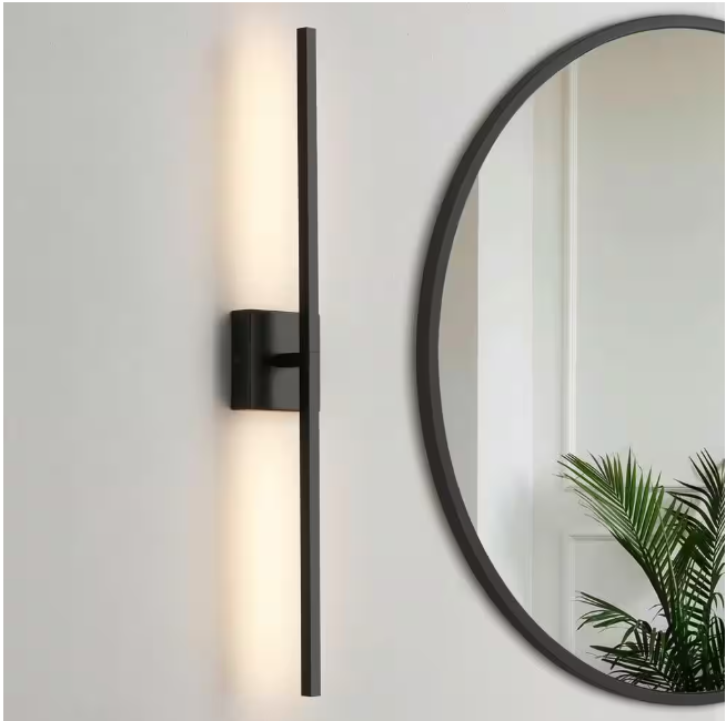 KAISITE 30 in. 2-light Black LED Vanity Light Bar 18-Watt Rotatable Bathroom Light Fixture Dimmable Sconces Wall Lighting