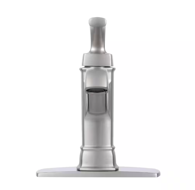 MOEN Hensley Single Hole Single-Handle Bathroom Faucet in Spot Resist Brushed Nickel