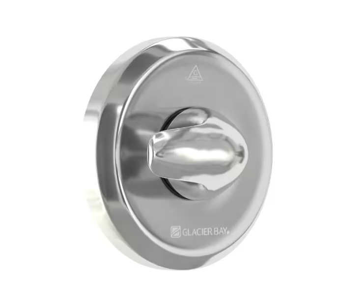 Glacier Bay Aragon Double Handle 1-Spray Shower Faucet 1.75 GPM in Chrome