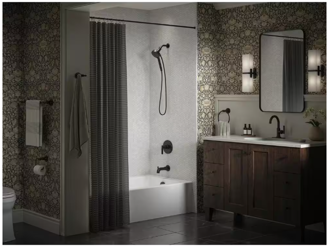 KOHLER Torrington Wall Mounted Knob Robe/Towel Hook in Matte Black