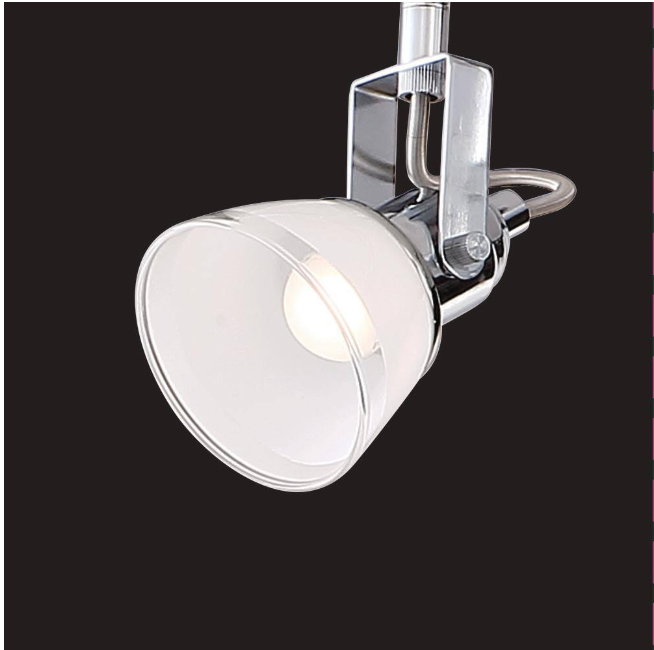 Hampton Bay 6-Light 4 ft. Chrome Integrated LED Track Lighting Kit