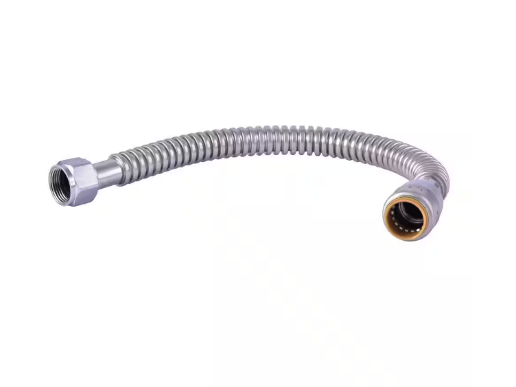 10-Pack SharkBite Max 3/4 in. Push-to-Connect x 3/4 in. FIP x 18 in. Corrugated Stainless Steel Water Heater Connector