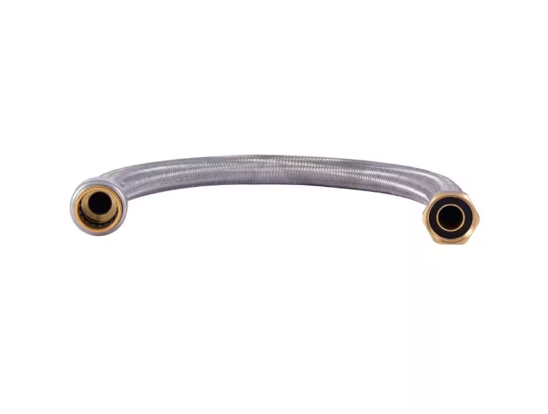 SharkBite Max 3/4 in. Push-to-Connect x 3/4 in. FIP x 24 in. Braided Stainless Steel Water Heater Connector