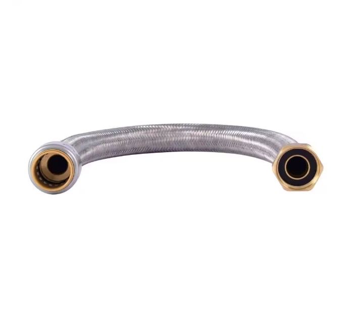 SharkBite Max 3/4 in. Push-to-Connect x 3/4 in. FIP x 18 in. Braided Stainless Steel Water Heater Connector