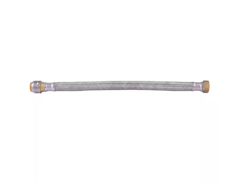 SharkBite Max 3/4 in. Push-to-Connect x 3/4 in. FIP x 18 in. Braided Stainless Steel Water Heater Connector