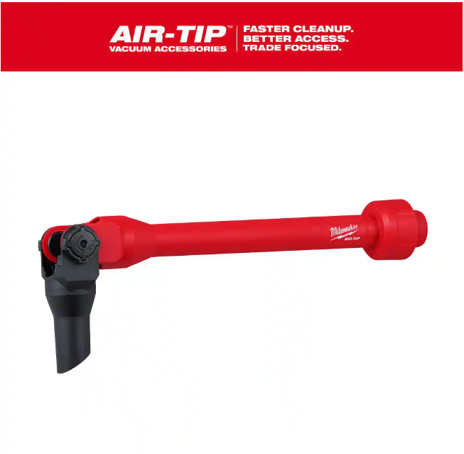 Milwaukee AIR-TIP 1-1/4 in. - 2-1/2 in. Pivoting Extension Wand Wet/Dry Shop Vacuum Attachment (1-Piece)