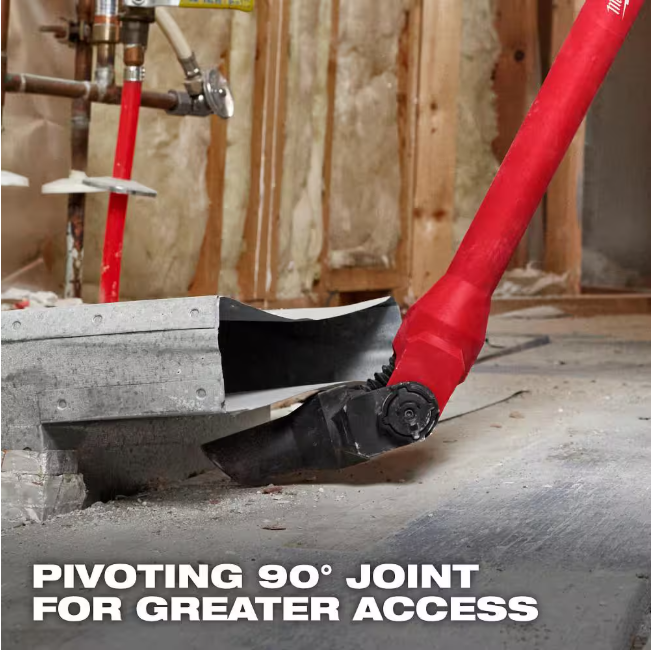 Milwaukee AIR-TIP 1-1/4 in. - 2-1/2 in. Pivoting Extension Wand Wet/Dry Shop Vacuum Attachment (1-Piece)