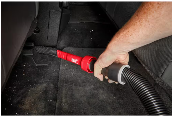 Milwaukee AIR-TIP 1-1/4 in. - 2-1/2 in. Flexible Long Reach Crevice Tool Attachment For Wet/Dry Shop Vacuums (1-Piece)