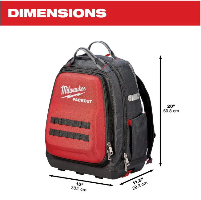 Milwaukee 15 in. PACKOUT Tool Backpack