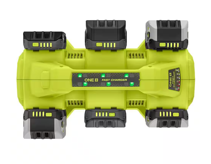 RYOBI ONE+ 18V 6-Port Fast Charger