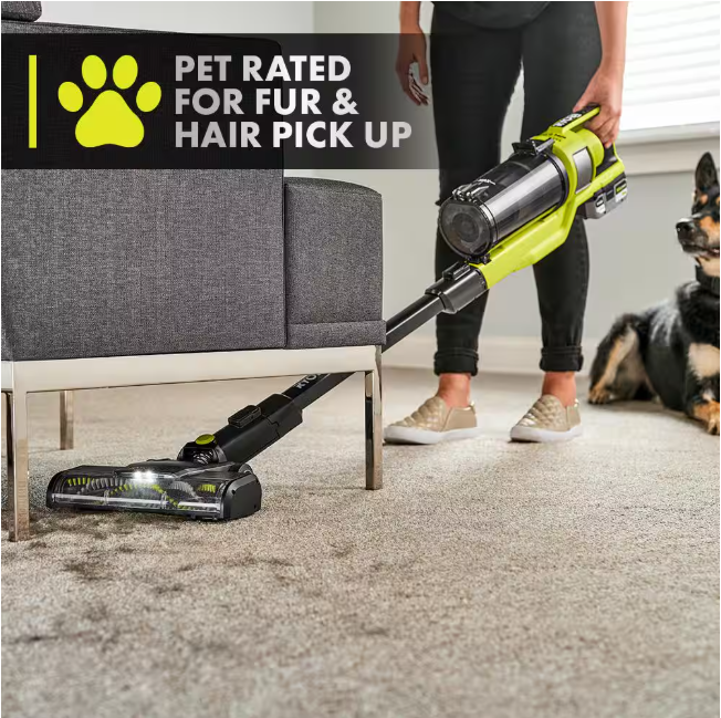 RYOBI ONE+ HP 18V Cordless Pet Stick Vacuum Cleaner (Tool Only)