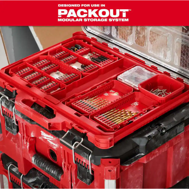 Milwaukee SHOCKWAVE Impact Duty Alloy Steel Screw Driver Bit Set (25-Piece)