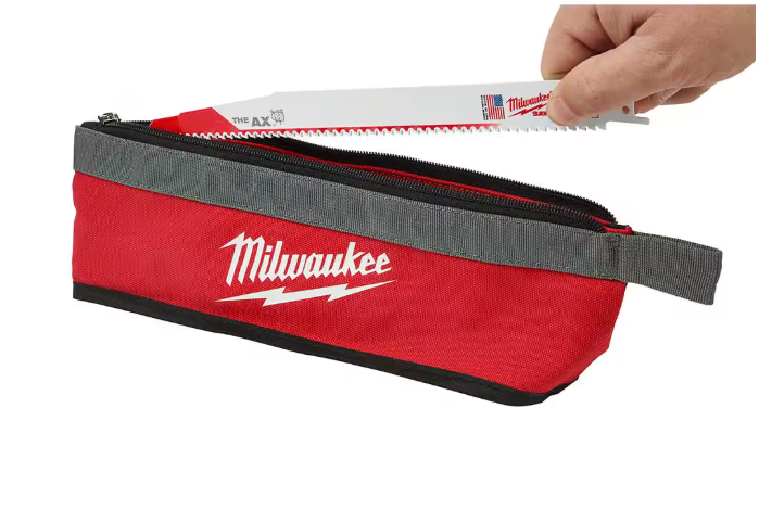 Milwaukee 14 in., 8 in. and 6 in. Multi-Size Zipper Tool Bags in Red (3-Pack)