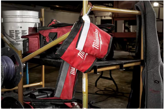 Milwaukee 14 in., 8 in. and 6 in. Multi-Size Zipper Tool Bags in Red (3-Pack)