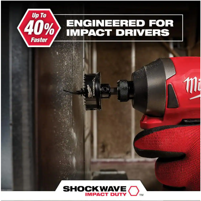 Milwaukee 1-1/8 in. SHOCKWAVE IMPACT DUTY Hole Saw