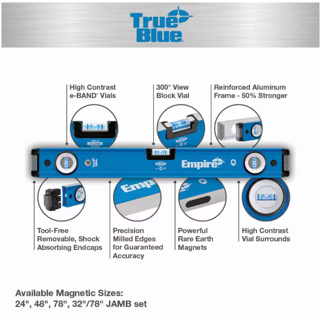Empire 48 in. Magnetic Box Level