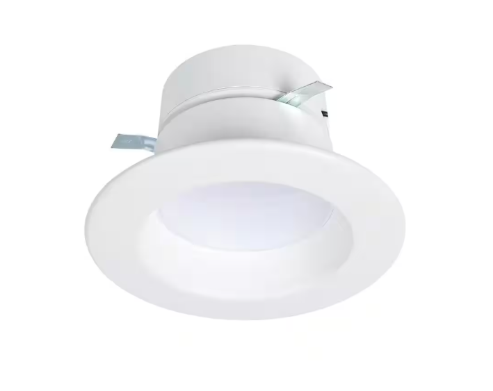 HALO RL4 Series 4-inch recessed LED retrofit module Selectable CCT and Lumens, Integrated LED Matte white