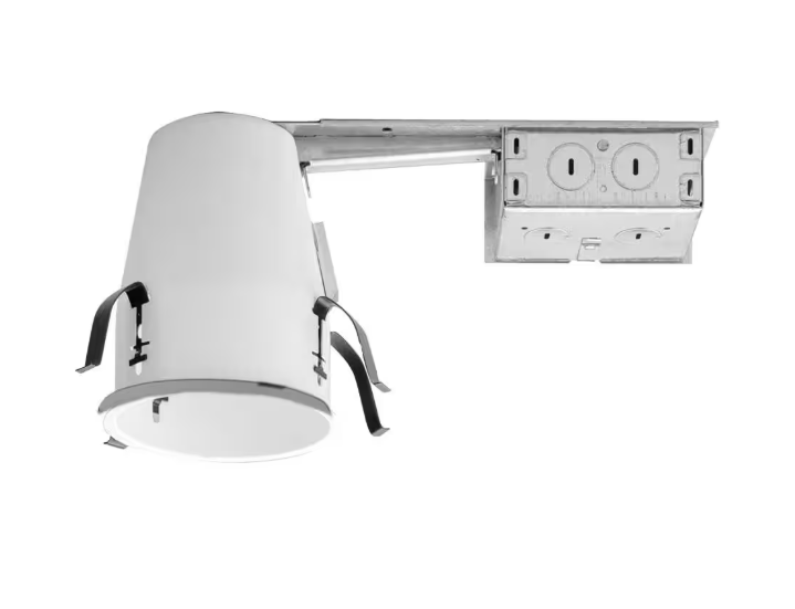 HALO H99 4 in. Steel Recessed Lighting Housing for Remodel Ceiling, No Insulation Contact, Air-Tite (6-Pack)