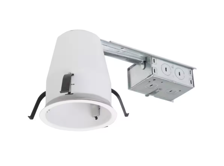 HALO H99 4 in. Steel Recessed Lighting Housing for Remodel Ceiling, No Insulation Contact, Air-Tite (6-Pack)