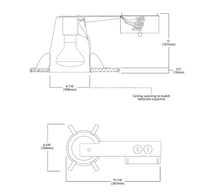 HALO H99 4 in. Steel Recessed Lighting Housing for Remodel Ceiling, No Insulation Contact, Air-Tite (6-Pack)