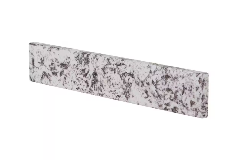Home Decorators Collection 21 in. W Cultured Marble Vanity Sidesplash in Bianco Antico