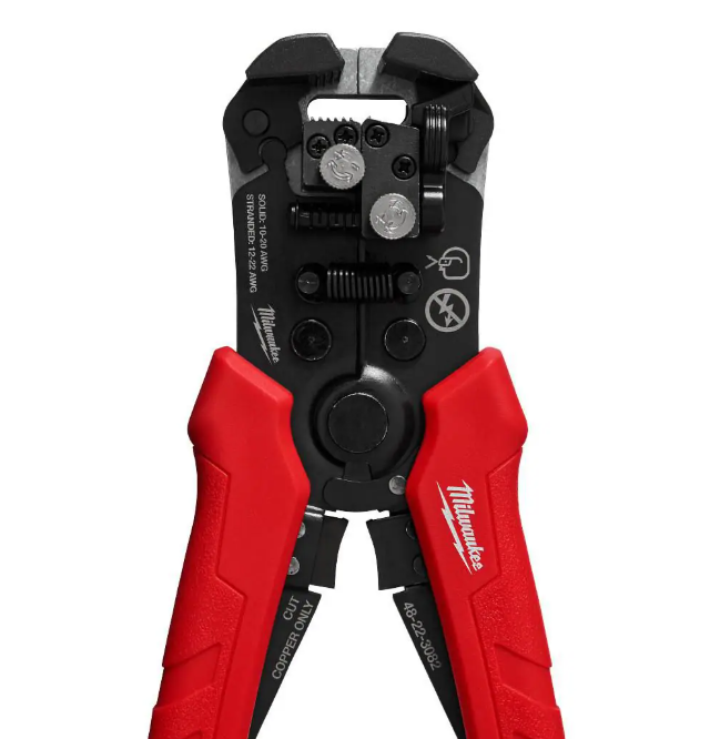 Milwaukee Self-Adjusting Wire Stripper/Cutter with Comfort Grip
