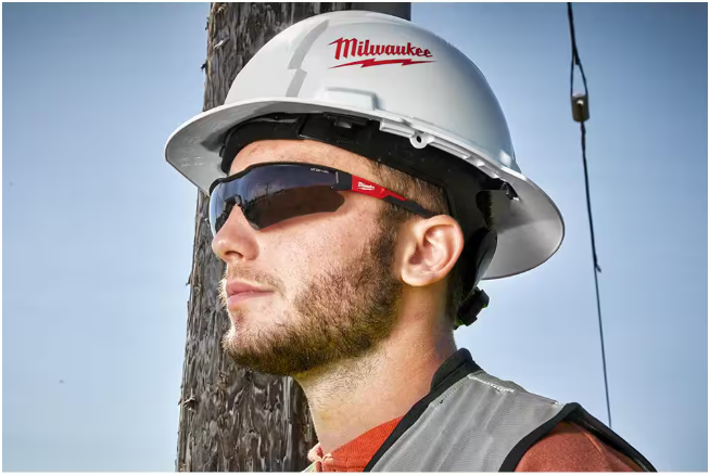 Milwaukee Tinted Safety Glasses Anti-Scratch Lenses (3-Pack)