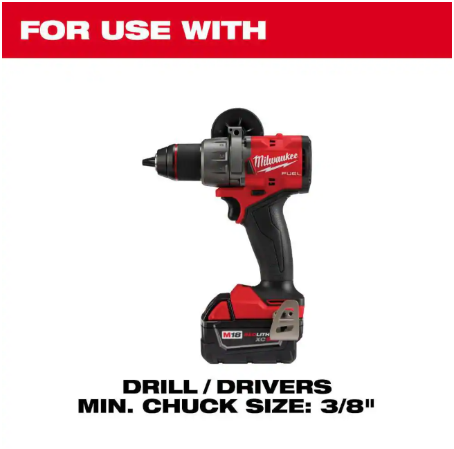 Milwaukee 12 in. x 3/8 in. Bit Extension for Selfeed Bits and Hole Saws