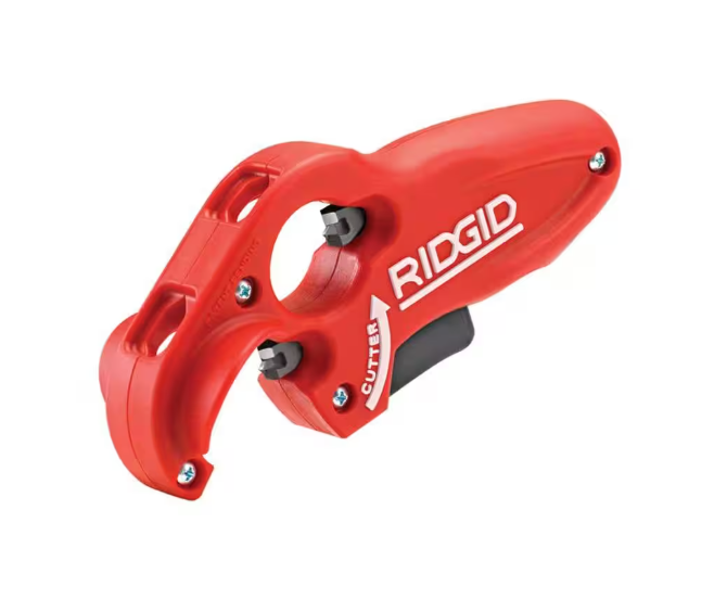 RIDGID 1-1/4 in. AND 1-1/2 in. PTEC 3000 Versatile Thin Wall PE, PP, PVC Plastic Tubing Cutter - Cuts, Cleans, Deburrs & Bevels