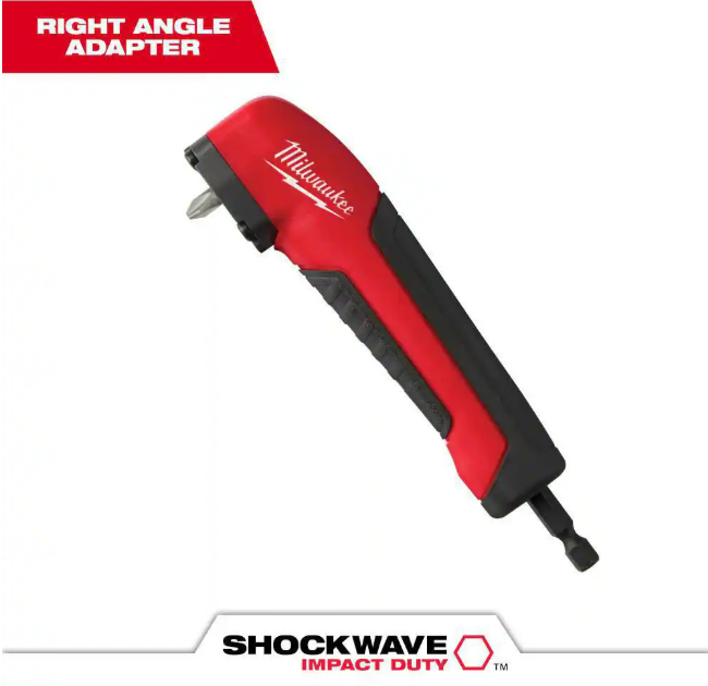 Milwaukee SHOCKWAVE Impact Duty Right Angle Drill Adapter