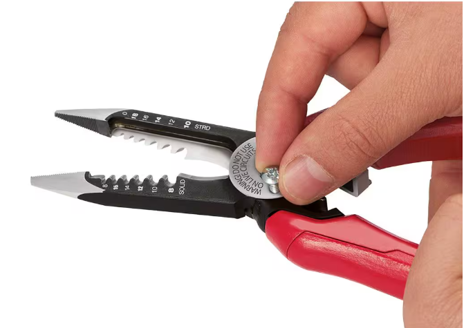Milwaukee 7.75 in. Combination Electricians 6-in-1 Wire Stripper/Cutter Pliers