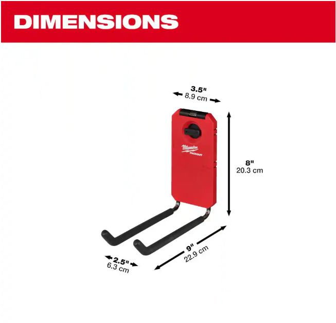 Milwaukee PACKOUT Straight Utility Hook