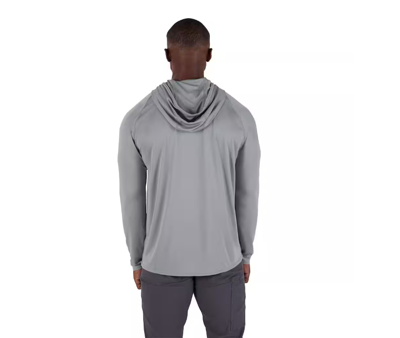 Milwaukee Men's WORKSKIN Gray 2X-Large Hooded Sun Shirt