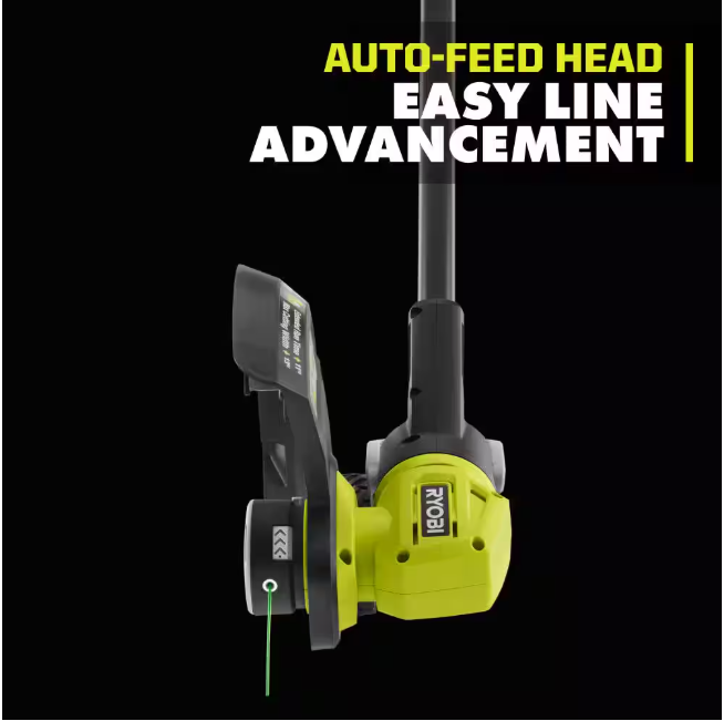 RYOBI ONE+ 18V 13 in. Cordless Battery String Trimmer/Edger with 4.0 Ah Battery and Charger