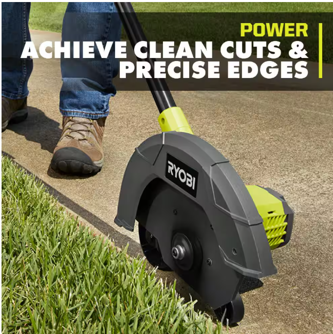 RYOBI ONE+ 18V 9 in. Cordless Battery Edger (Tool Only)