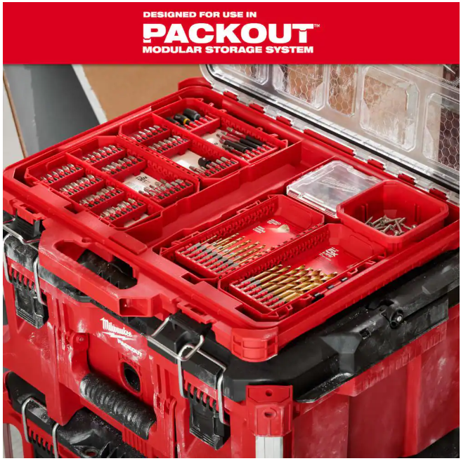 Milwaukee SHOCKWAVE Impact Duty Alloy Steel Screw Driver Bit Set (74-Piece)