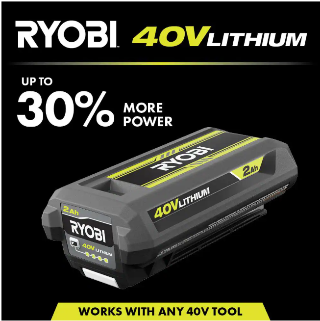 RYOBI 40V Lithium-Ion 2.0 Ah Battery