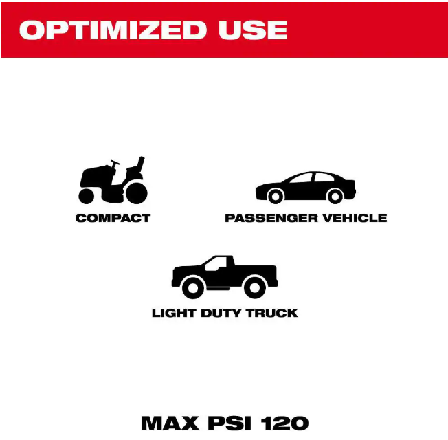 Milwaukee M12 12-Volt Lithium-Ion Cordless Electric Portable Inflator (Tool-Only)