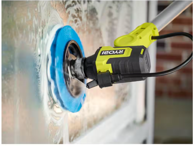 RYOBI 9 in. VORTEX Soft Bristle Brush