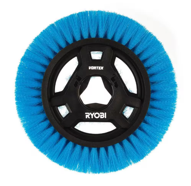 RYOBI 9 in. VORTEX Soft Bristle Brush