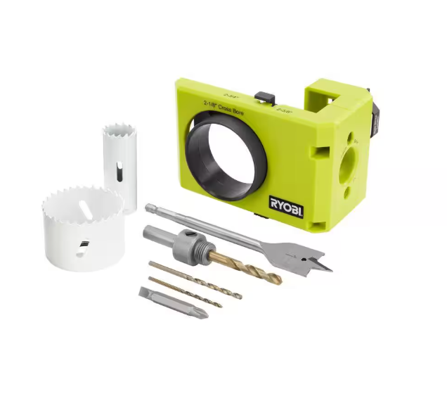 RYOBI Wood/Metal Door Lock Installation Kit