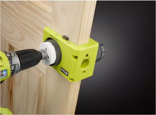 RYOBI Wood/Metal Door Lock Installation Kit