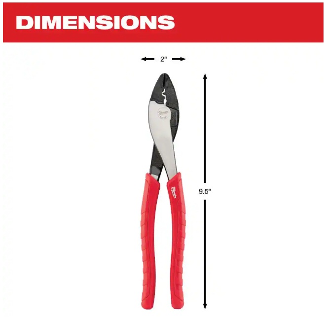 Milwaukee 9.5 in. Crimping Plier