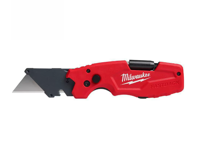 Milwaukee FASTBACK 6-in-1 Folding Utility Knives with General Purpose Blade