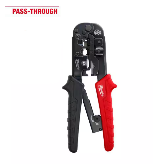 Milwaukee Ratcheting Pass-Through Crimper & Stripper
