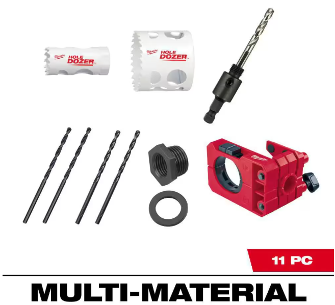 Milwaukee Door Lock Installation Bi-Metal Hole Saw Set