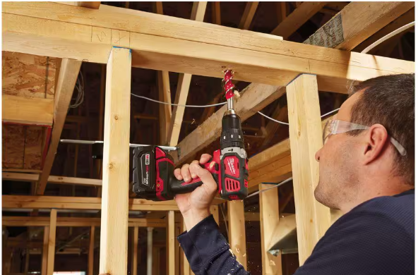 Milwaukee M18 18V Lithium-Ion Cordless 1/2 in. Hammer Drill/Driver (Tool-Only)