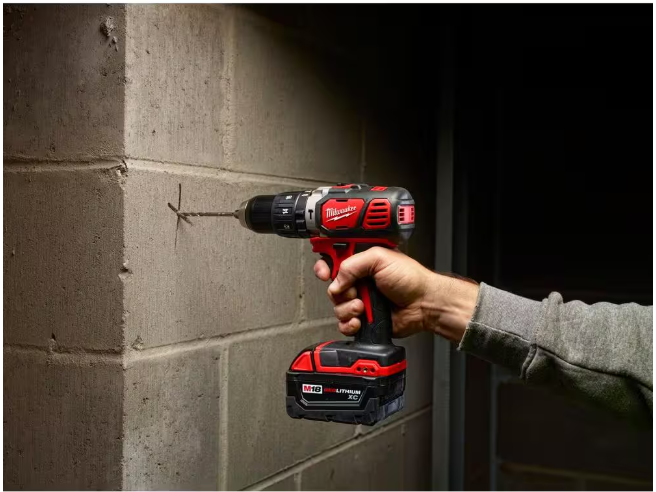 Milwaukee M18 18V Lithium-Ion Cordless 1/2 in. Hammer Drill/Driver (Tool-Only)