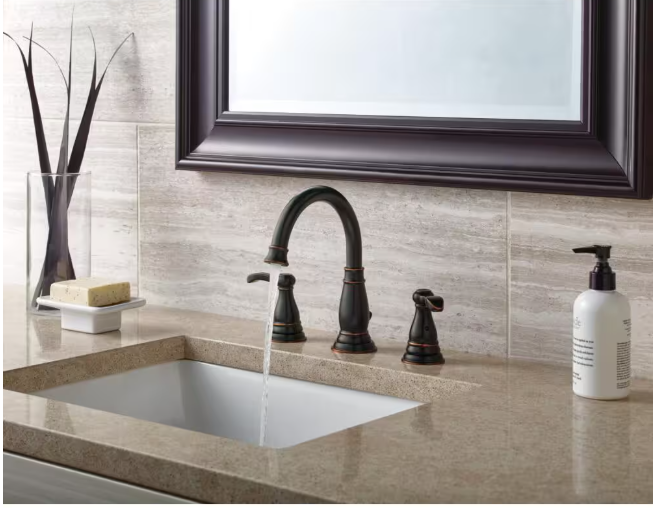 Delta Porter 8 in. Widespread 2-Handle Bathroom Faucet in Oil Rubbed Bronze